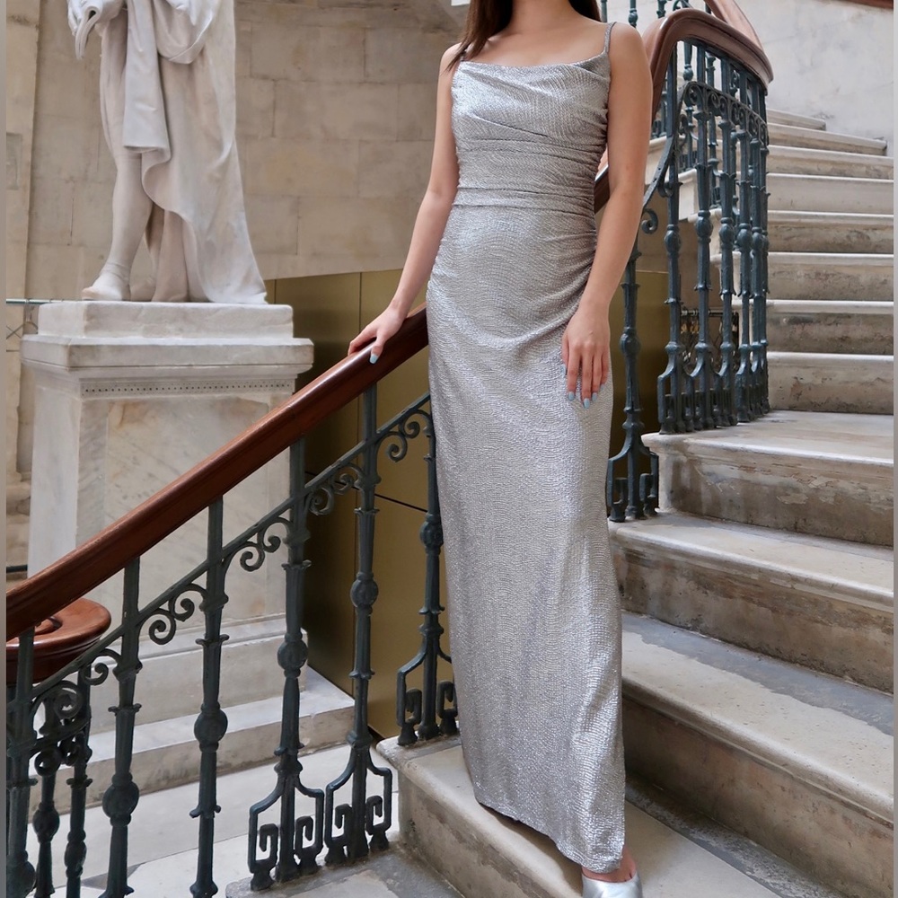 Silver Formal Dress